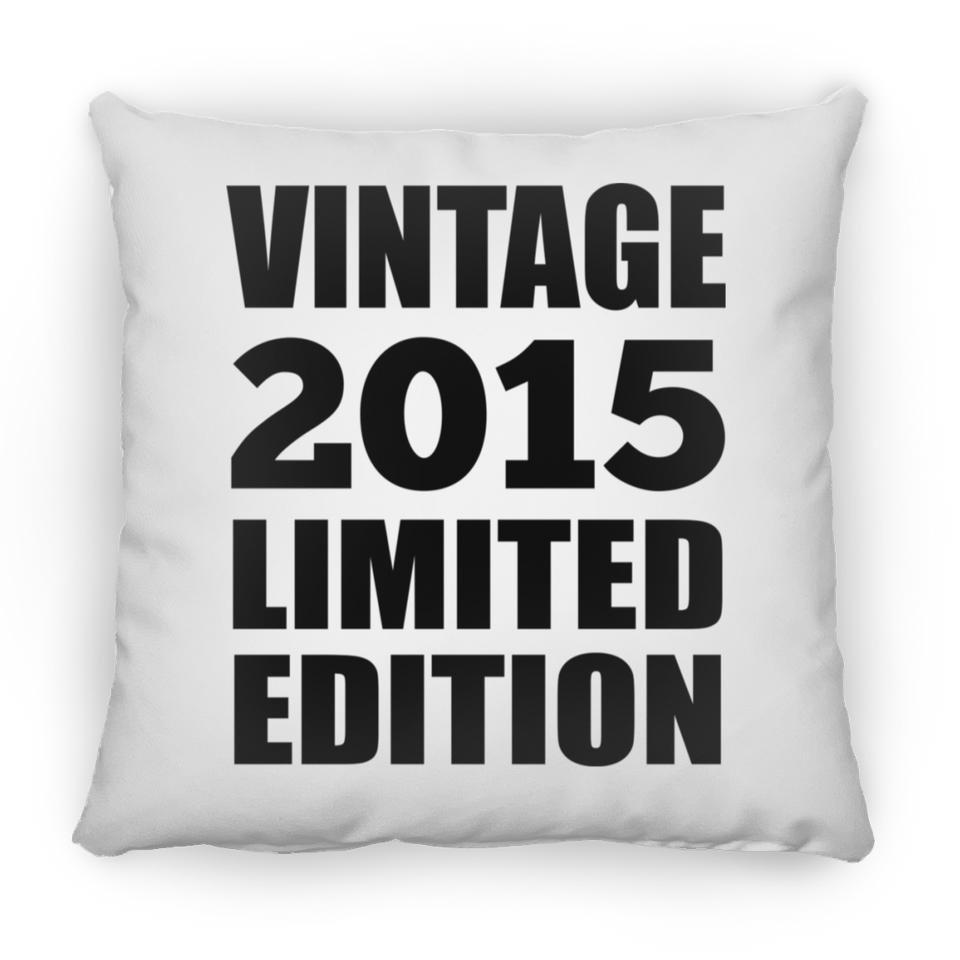 9th Birthday Vintage 2015 Limited Edition - Throw Pillow