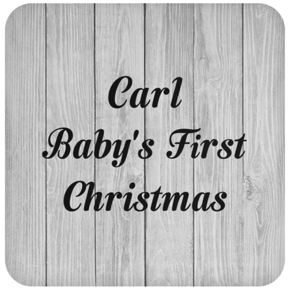 Carl Baby's First Christmas - Drink Coaster F