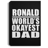 Ronald World's Okayest Dad - Canvas Portrait