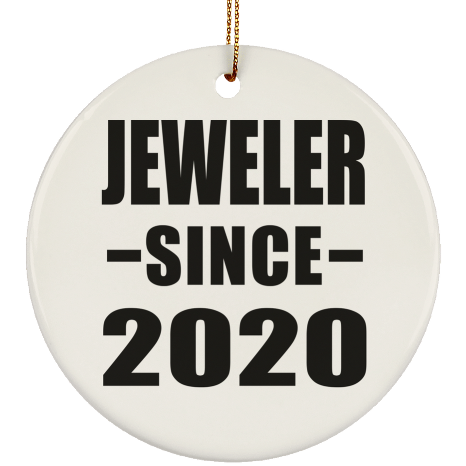 Jeweler Since 2020 - Circle Ornament