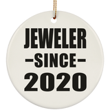 Jeweler Since 2020 - Circle Ornament