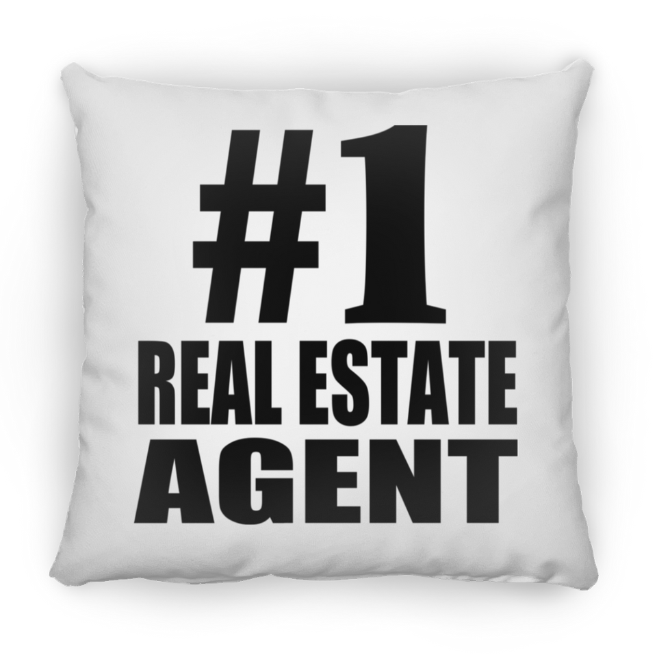 Number One #1 Real Estate Agent - Throw Pillow