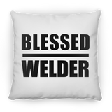Blessed Welder - Throw Pillow
