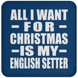 All I Want For Christmas Is My English Setter - Coaster