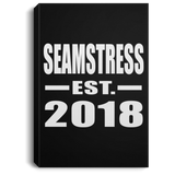 Seamstress Established EST. 2018 - Canvas Portrait