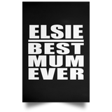Elsie Best Mum Ever - Poster Portrait