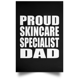 Proud Skincare Specialist Dad - Poster Portrait