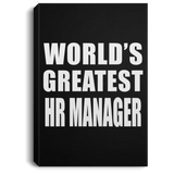 World's Greatest HR Manager - Canvas Portrait