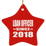Loan Officer Since 2018 - Star Ornament