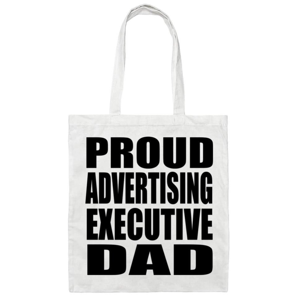 Proud Advertising Executive Dad - Tote Bag White
