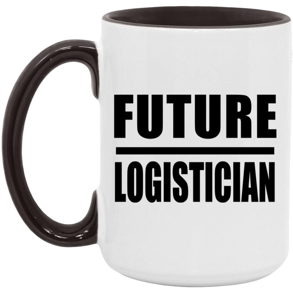 Future Logistician - 15oz Accent Mug Black