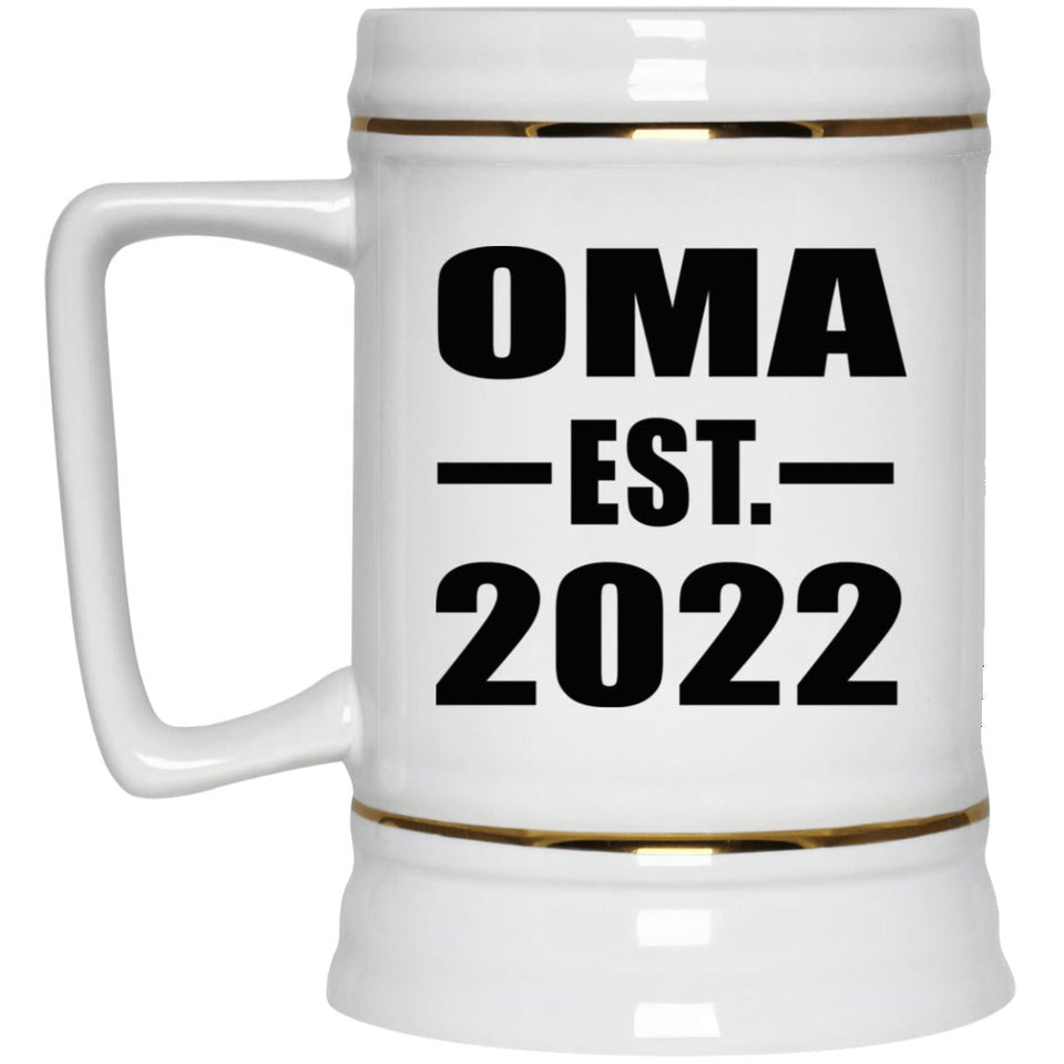 Oma Established EST. 2022 - Beer Stein