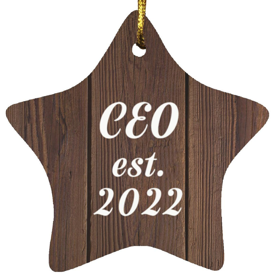 CEO Established Est. 2022 - Star Ornament D