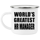 World's Greatest HR Manager - 12oz Camping Mug