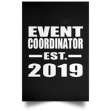 Event Coordinator Established EST. 2019 - Poster Portrait