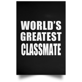 World's Greatest Classmate - Poster Portrait