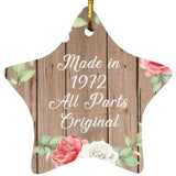 52nd Birthday Made In 1972 All Parts Original - Star Ornament B
