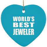 World's Best Jeweler - Heart Ornament