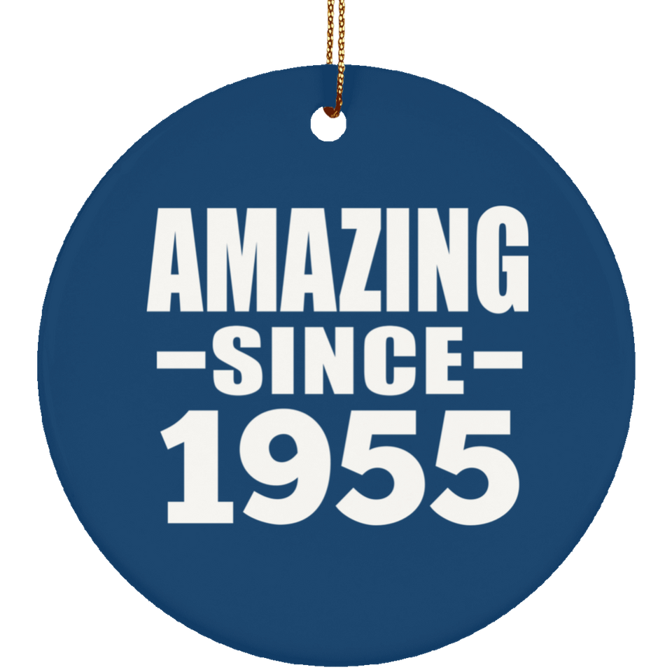 69th Birthday Amazing Since 1955 - Circle Ornament
