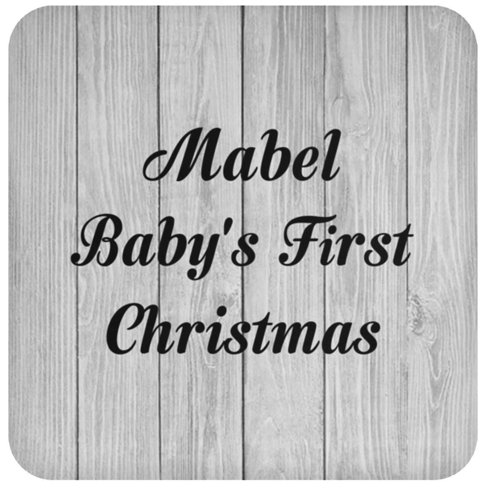 Mabel Baby's First Christmas - Drink Coaster F