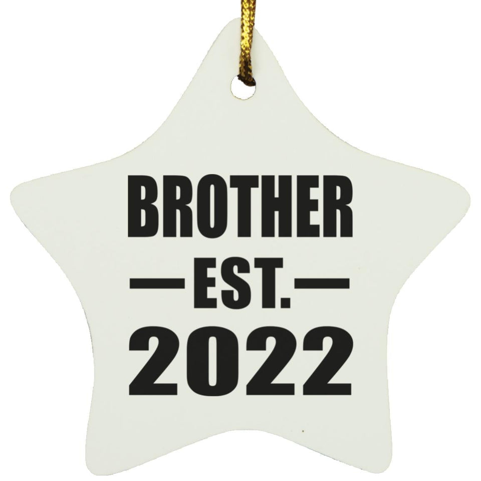 Brother Established EST. 2022 - Star Ornament