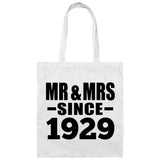 95th Anniversary Mr & Mrs Since 1929 - Tote Bag White