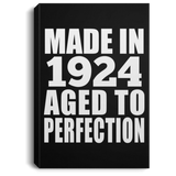 100th Birthday Made In 1924 Aged to Perfection - Canvas Portrait