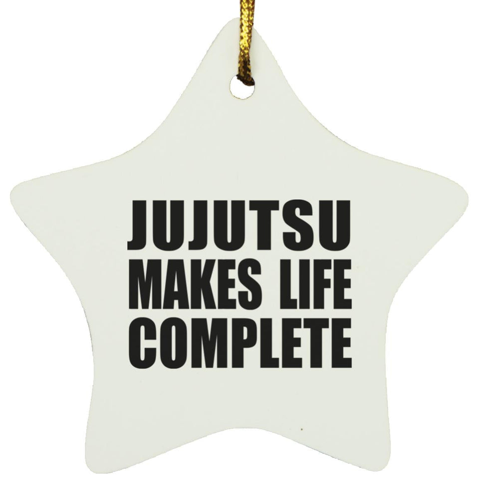 Jujutsu Makes Life Complete - Star Ornament