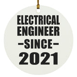 Electrical Engineer Since 2021 - Circle Ornament