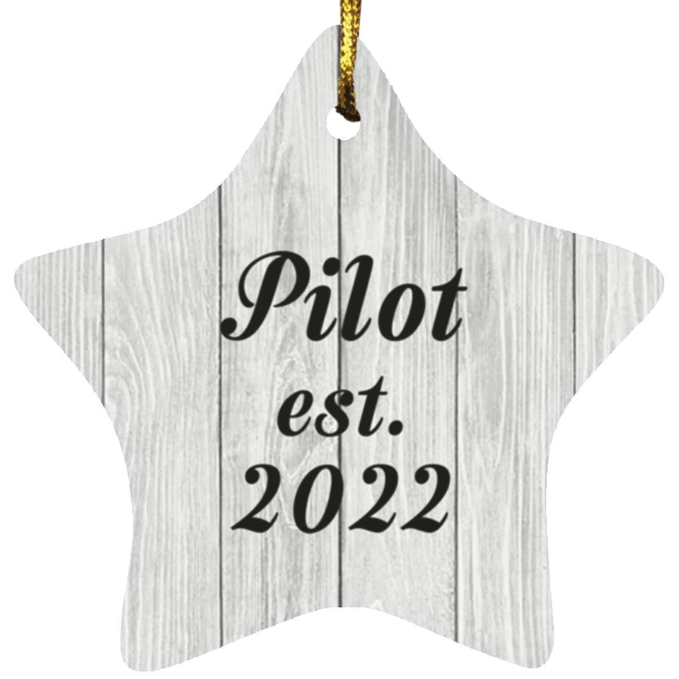 Pilot Established Est. 2022 - Star Ornament F