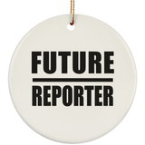 Future Reporter - Circle Ornament