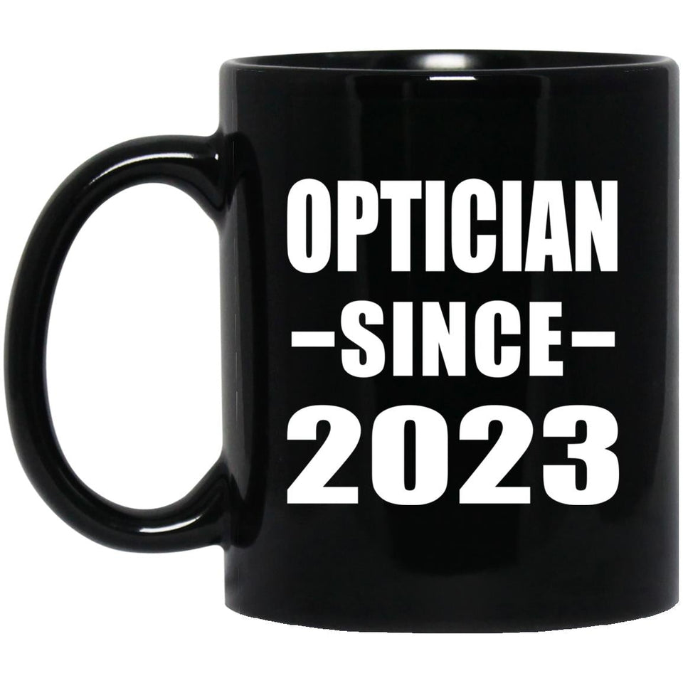 Optician Since 2023 - 11oz Coffee Mug Black