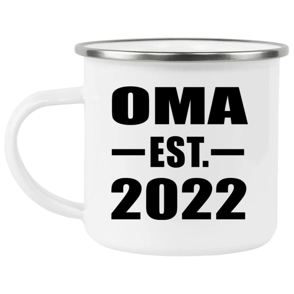 Oma Established EST. 2022 - 12oz Camping Mug