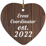 Event Coordinator Established Est. 2022 - Heart Ornament D
