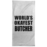 World's Okayest Butcher - Hand Towel