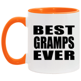 Best Gramps Ever - 11oz Accent Mug Orange