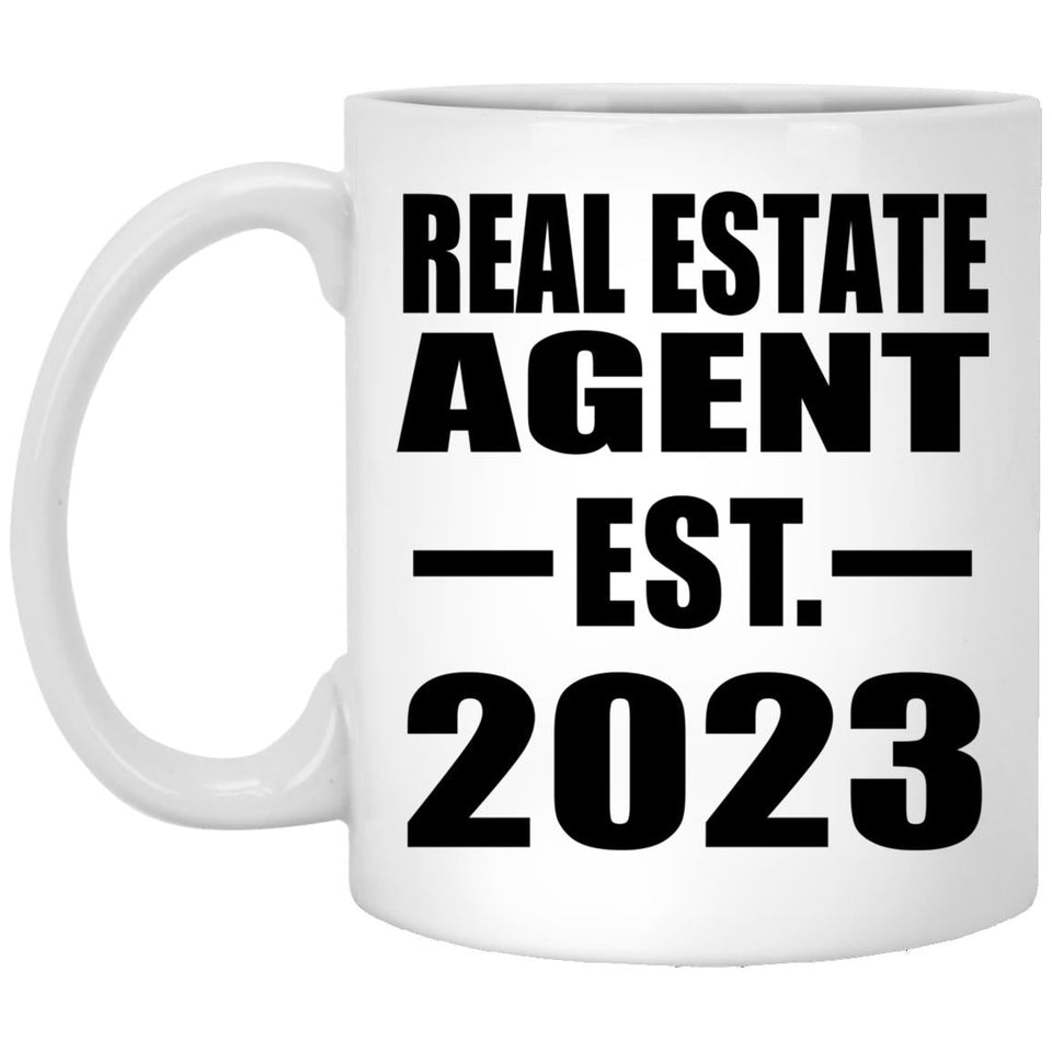 Real Estate Agent Established EST. 2023 - 11oz Coffee Mug
