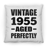 69th Birthday Vintage 1955 Aged Perfectly - Throw Pillow