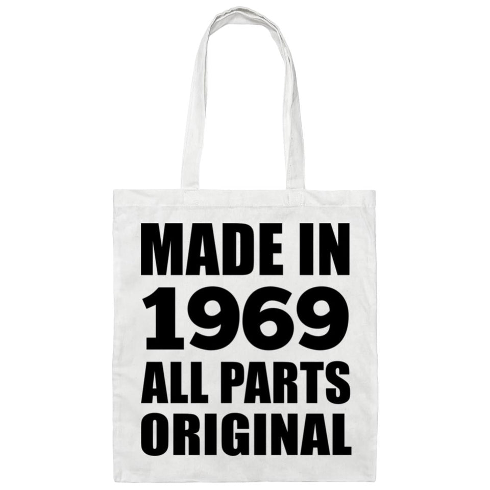 55th Birthday Made in 1969 All Parts Original - Tote Bag White