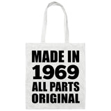 55th Birthday Made in 1969 All Parts Original - Tote Bag White