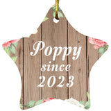 Poppy Since 2023 - Star Ornament B