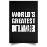 World's Greatest Hotel Manager - Poster Portrait