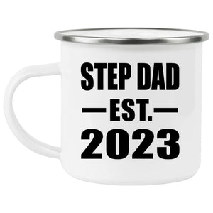 Step Dad Established EST. 2023 - 12oz Camping Mug
