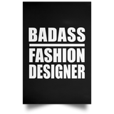 Badass Fashion Designer - Poster Portrait
