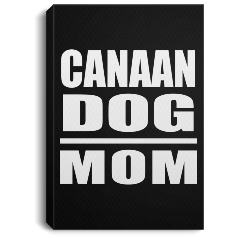 Canaan Dog Mom - Canvas Portrait