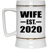 Wife Established EST. 2020 - Beer Stein