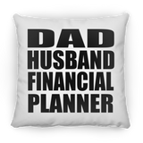 Dad Husband Financial Planner - Throw Pillow