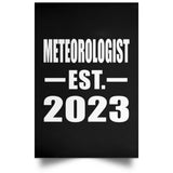 Meteorologist Established EST. 2023 - Poster Portrait