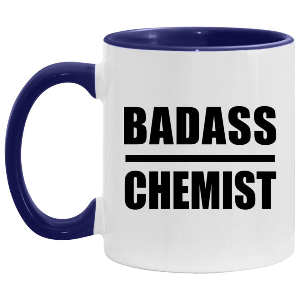 Badass Chemist - 11oz Accent Mug Purple
