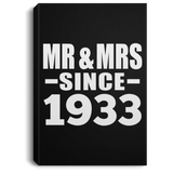 91st Anniversary Mr & Mrs Since 1933 - Canvas Portrait